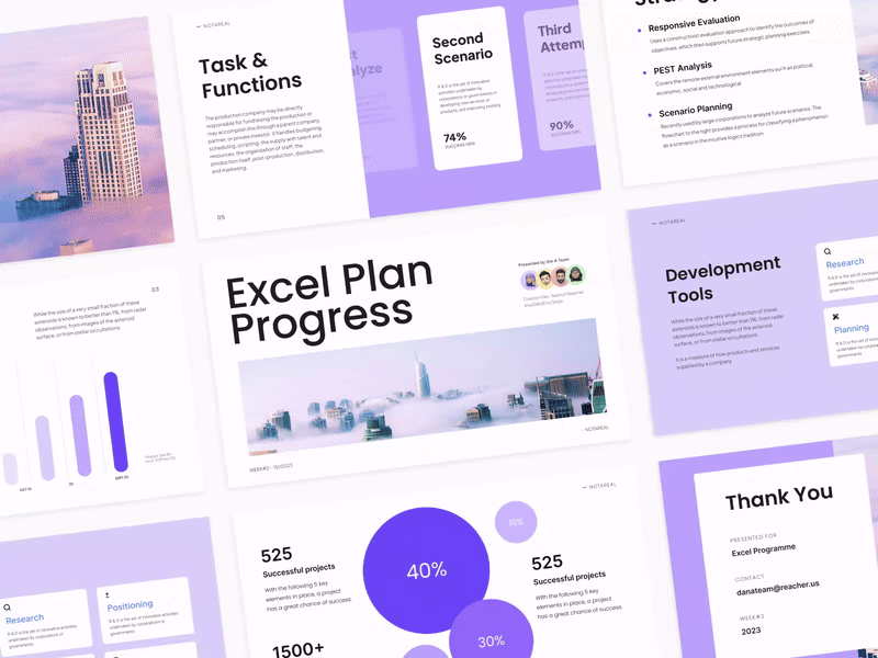 Excel Plan – Pitch Deck Exploration